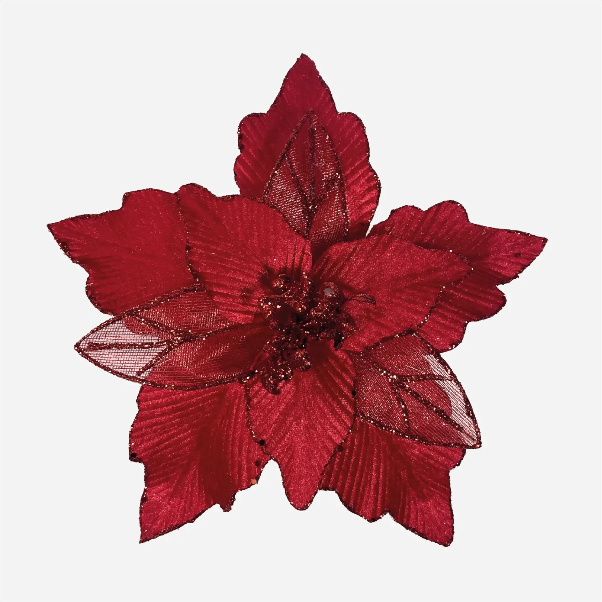 Flor Escarchada MWZ49-25165 (Rojo)