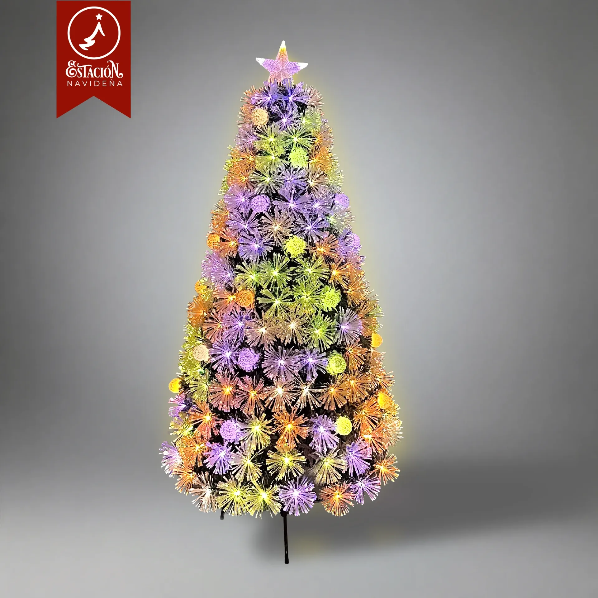 Árbol Nevado de Fibra Óptica (Ref. Z)